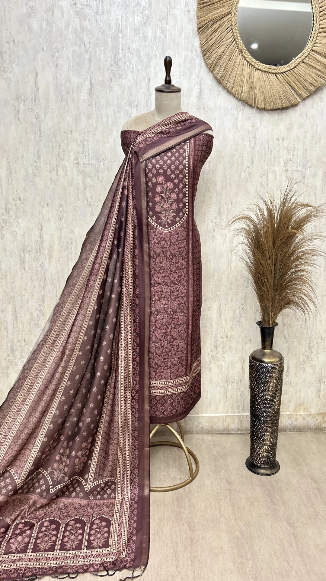 Exquisite Maheshwari Unstitched Suits