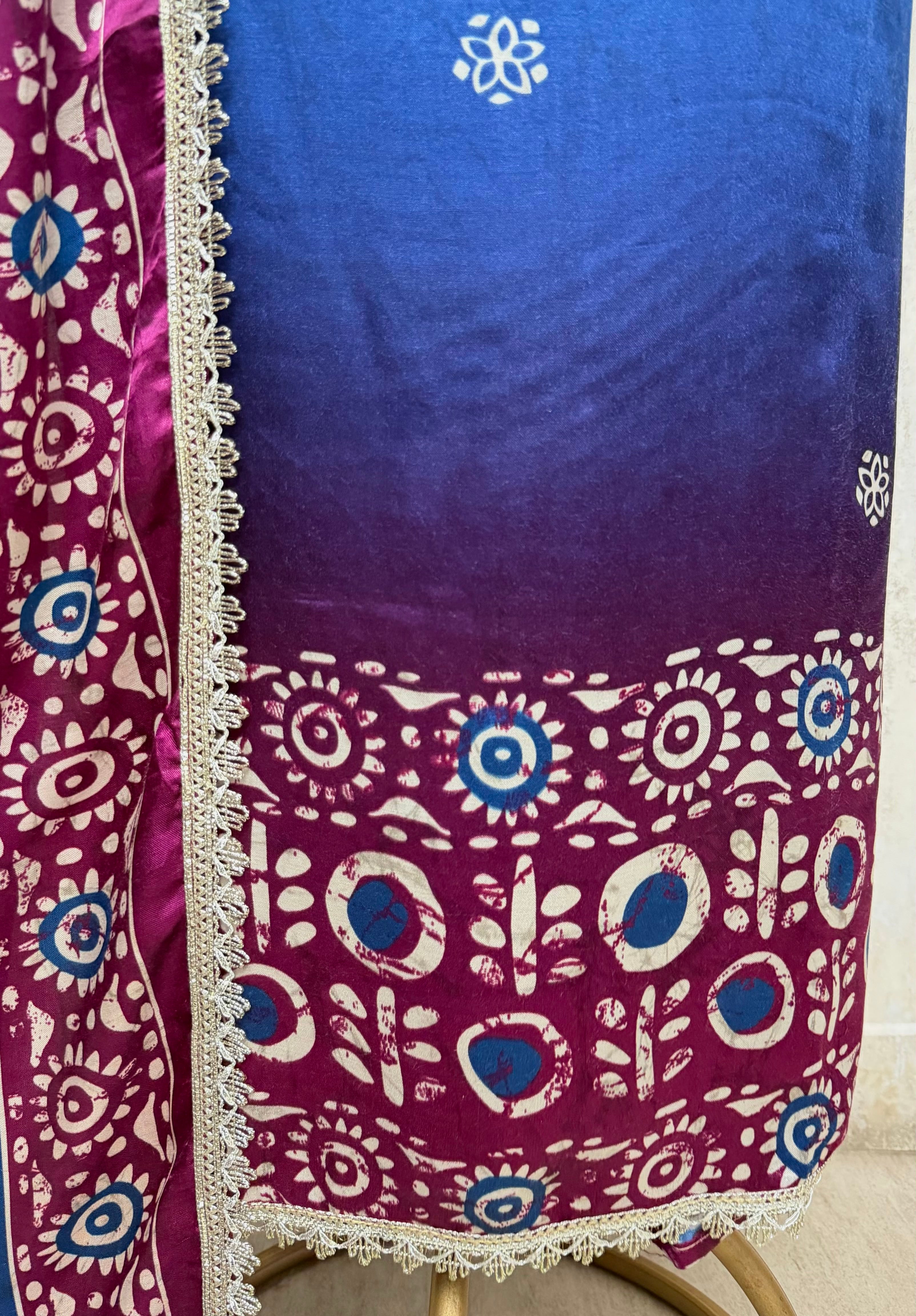 Heirloom Elegance Gajji Silk Unstitched Suits
