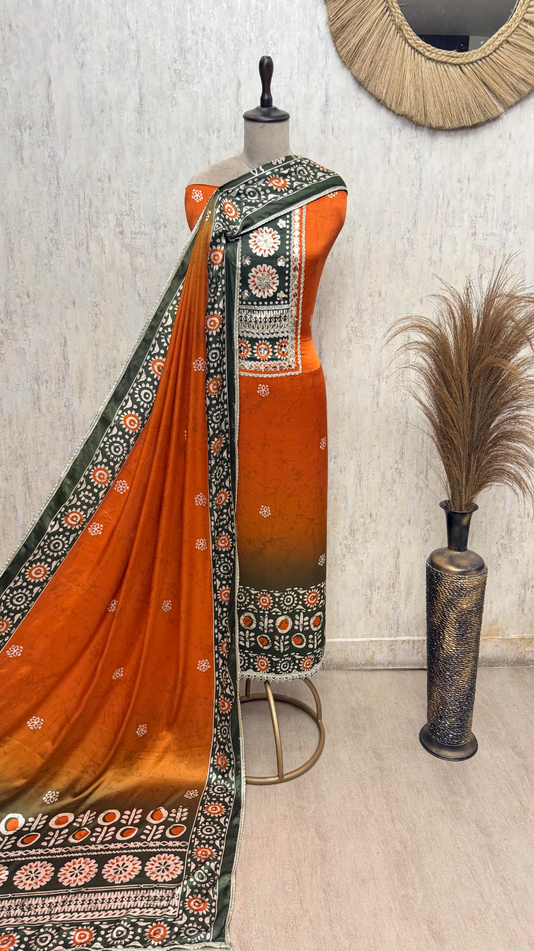 Heirloom Elegance Gajji Silk Unstitched Suits