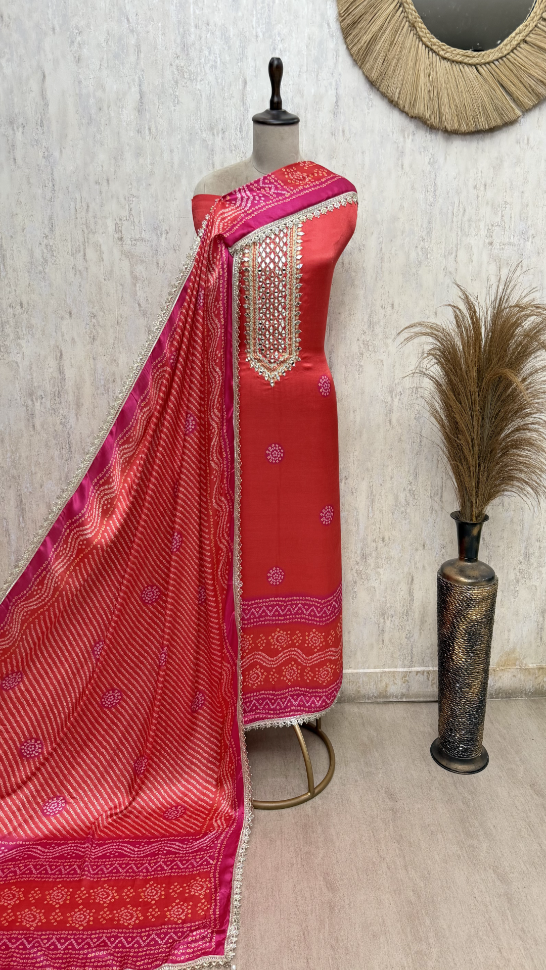 Artisanal Majesty Gajji Silk Unstitched Suits