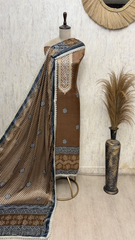 Artisanal Majesty Gajji Silk Unstitched Suits