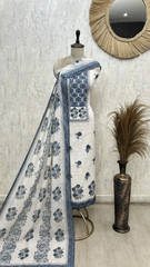 Floral Linen Unstitched suit