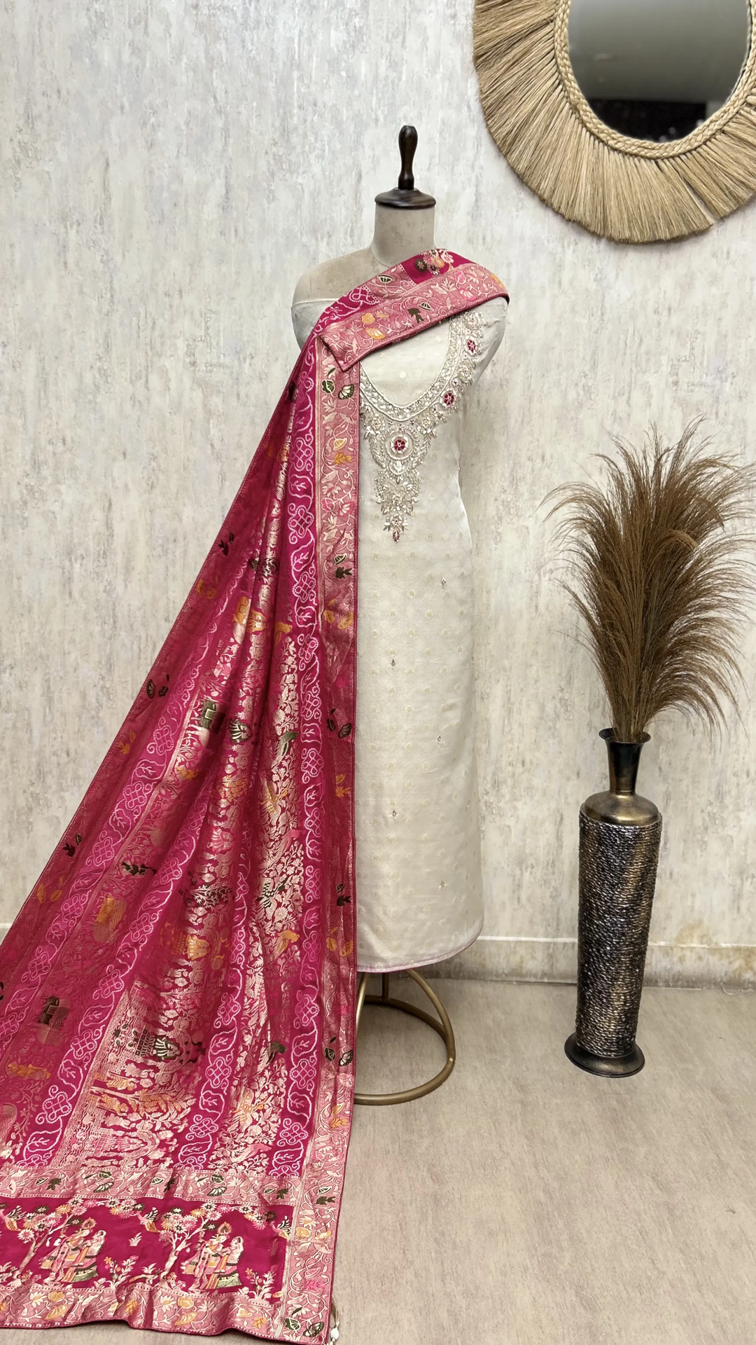 Elegant Tissue Unstitched suit