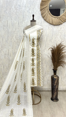 Ivory Heritage Elegance Cotton Unstitched suit
