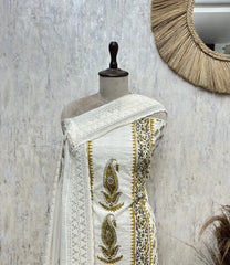 Ivory Heritage Elegance Cotton Unstitched suit