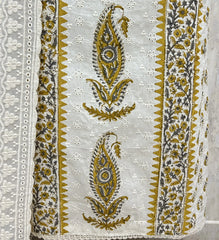 Ivory Heritage Elegance Cotton Unstitched suit