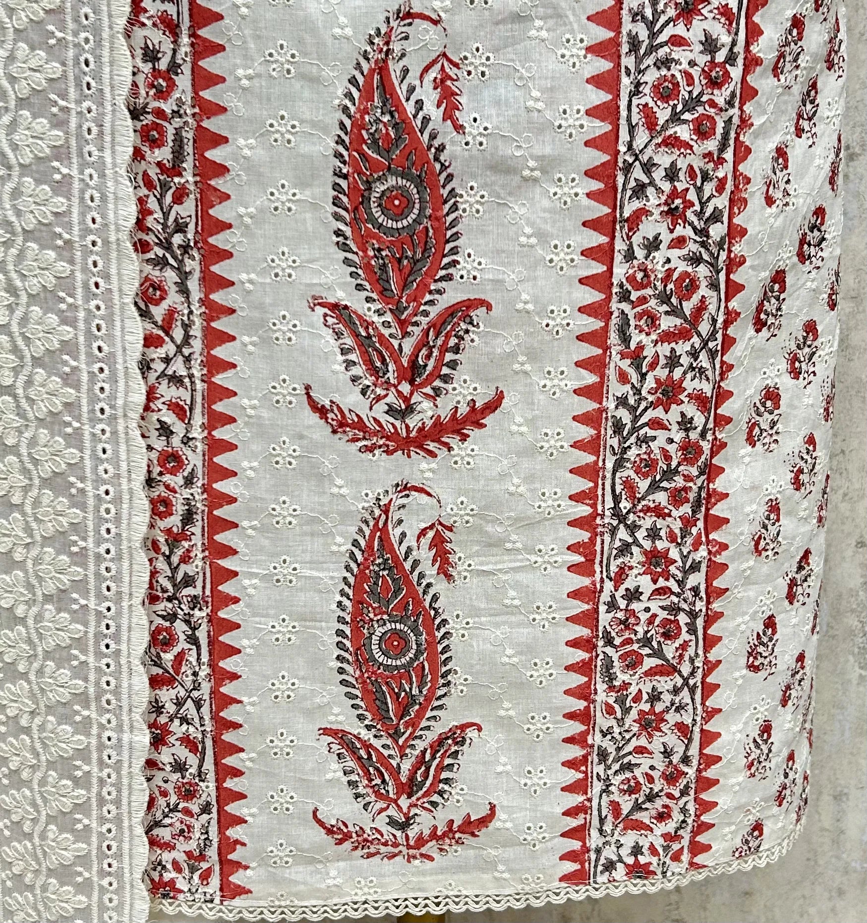 Ivory Heritage Elegance Cotton Unstitched suit