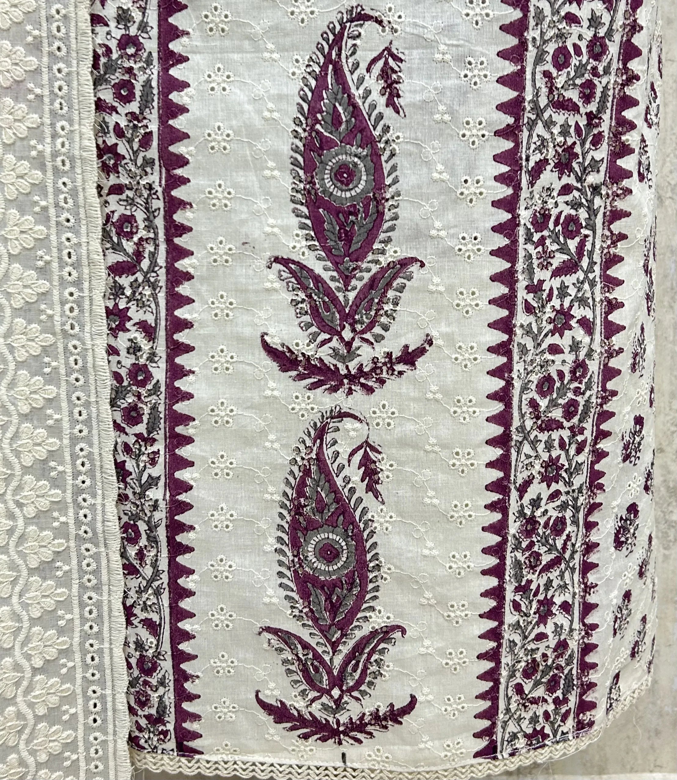 Ivory Heritage Elegance Cotton Unstitched suit