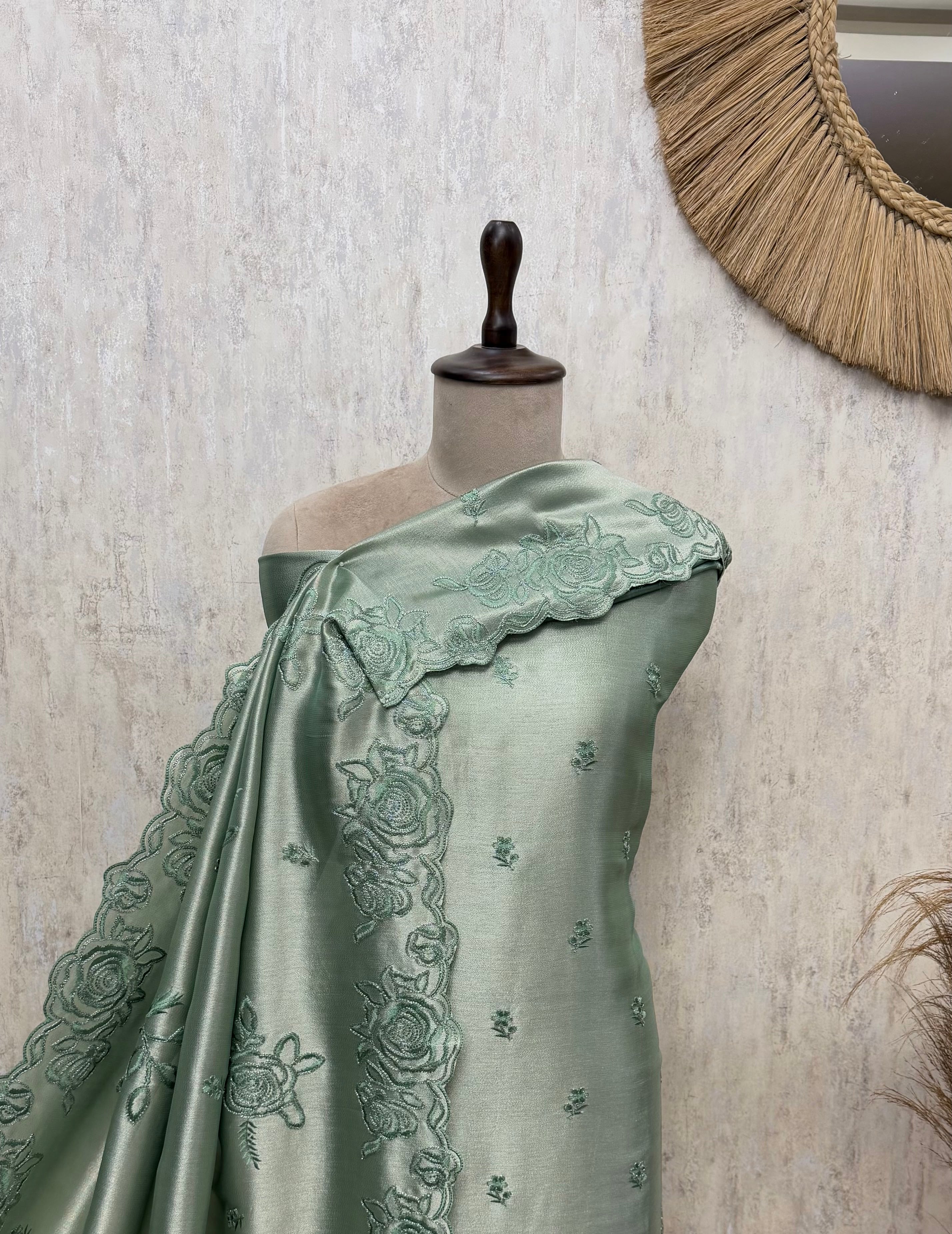 Ethereal Giraffe Tissue Unstitched suits