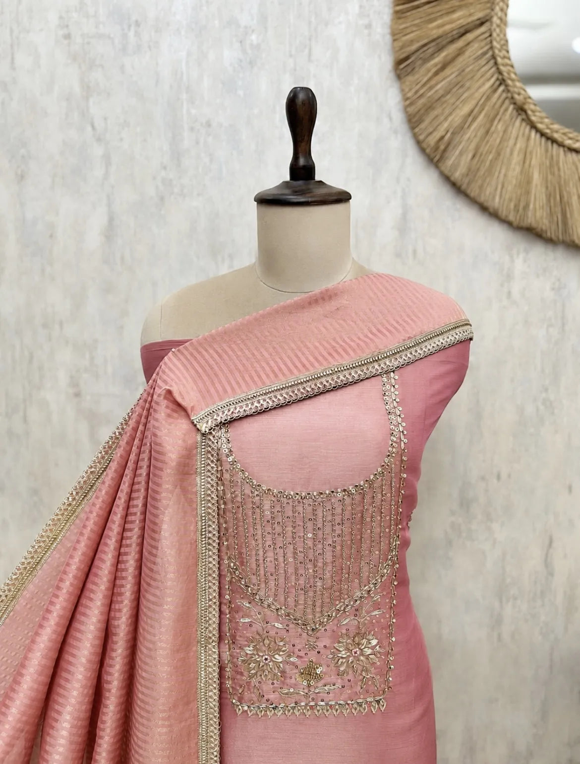 Ethereal Tissue Unstitched Suits