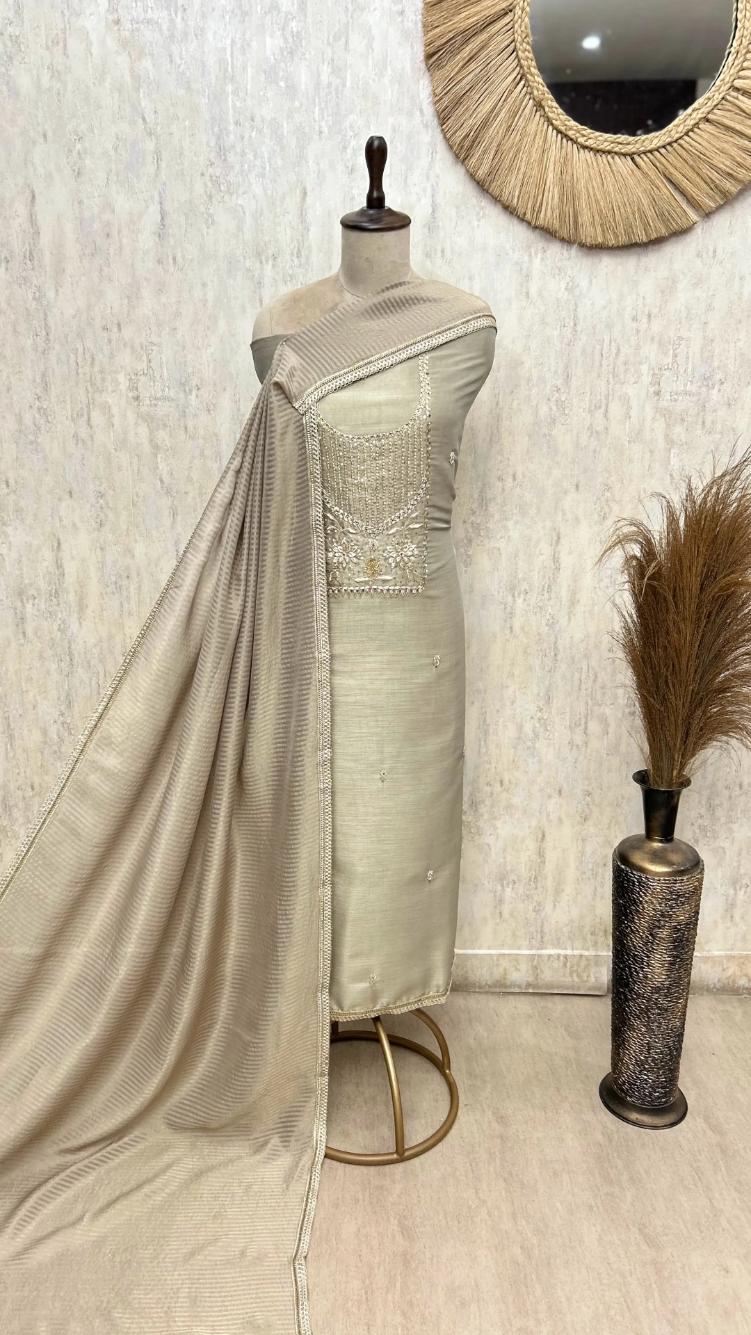 Ethereal Tissue Unstitched Suits