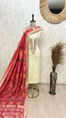 Exquisite Crush Tissue Unstitched Suits