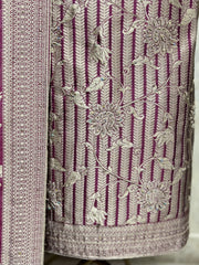 Exquisite Brocade silk Unstitched Suits