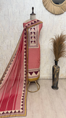 Artistry in Maheshwari Unstitched Suits