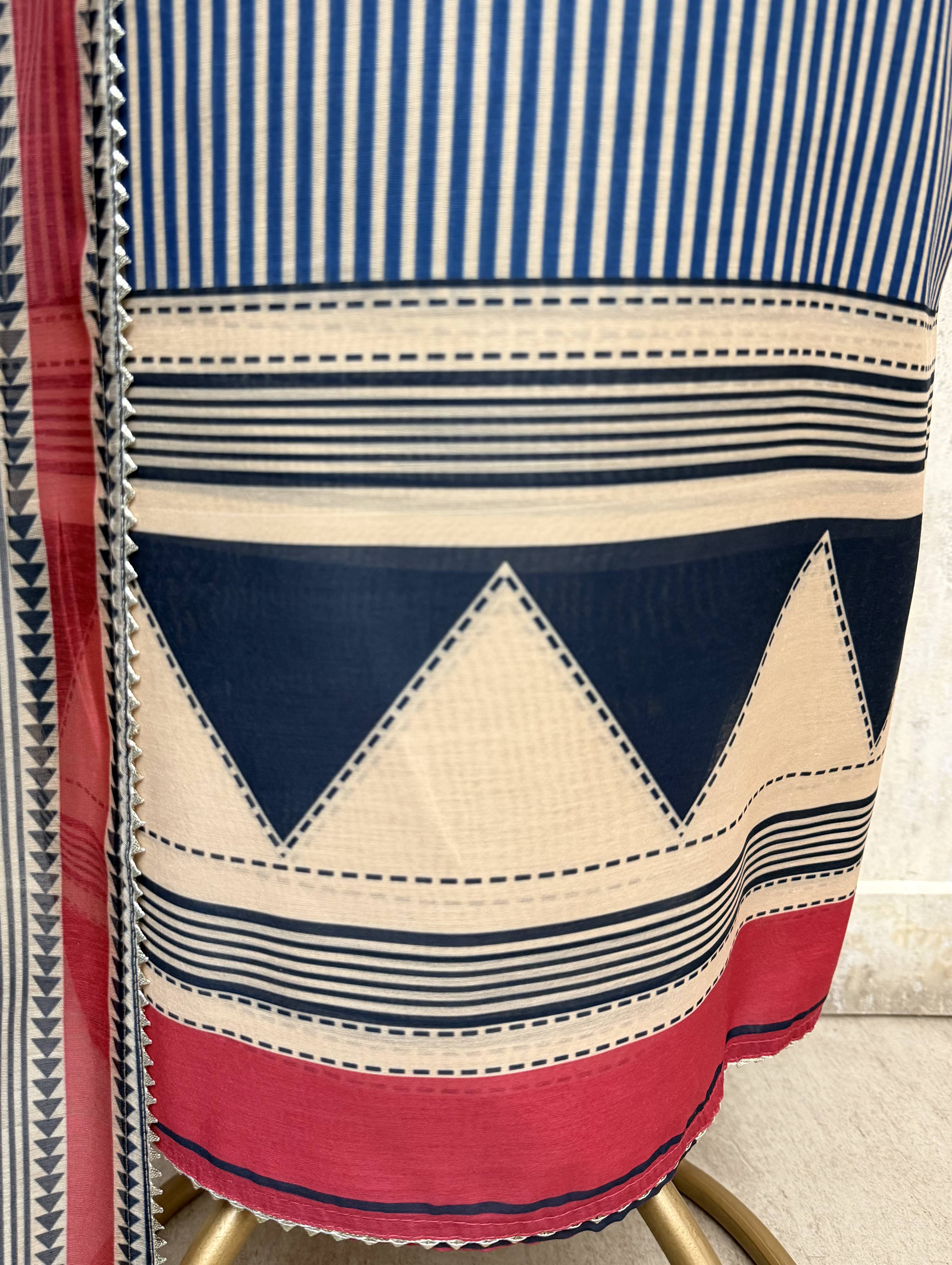 Artistry in Maheshwari Unstitched Suits
