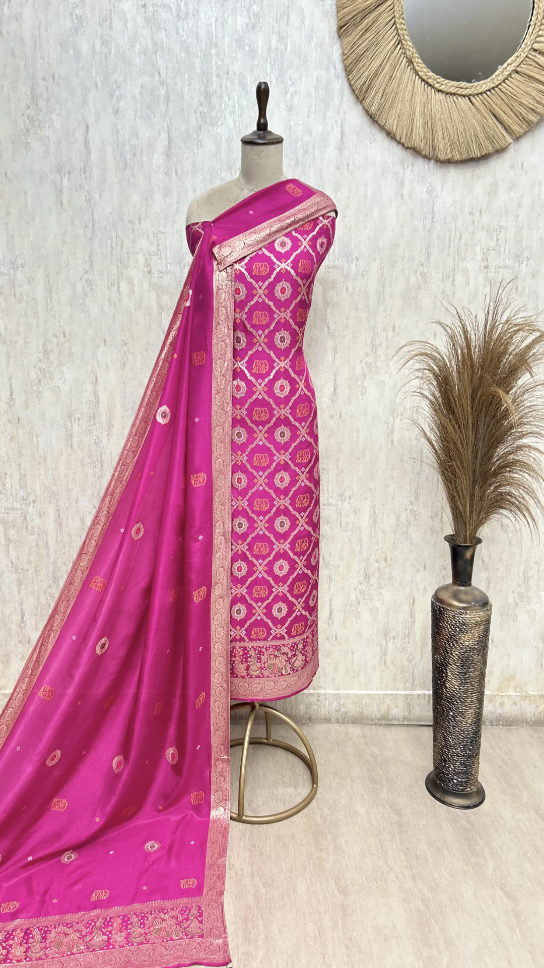 Timeless elegance Banarasi Silk Unstitched Suits