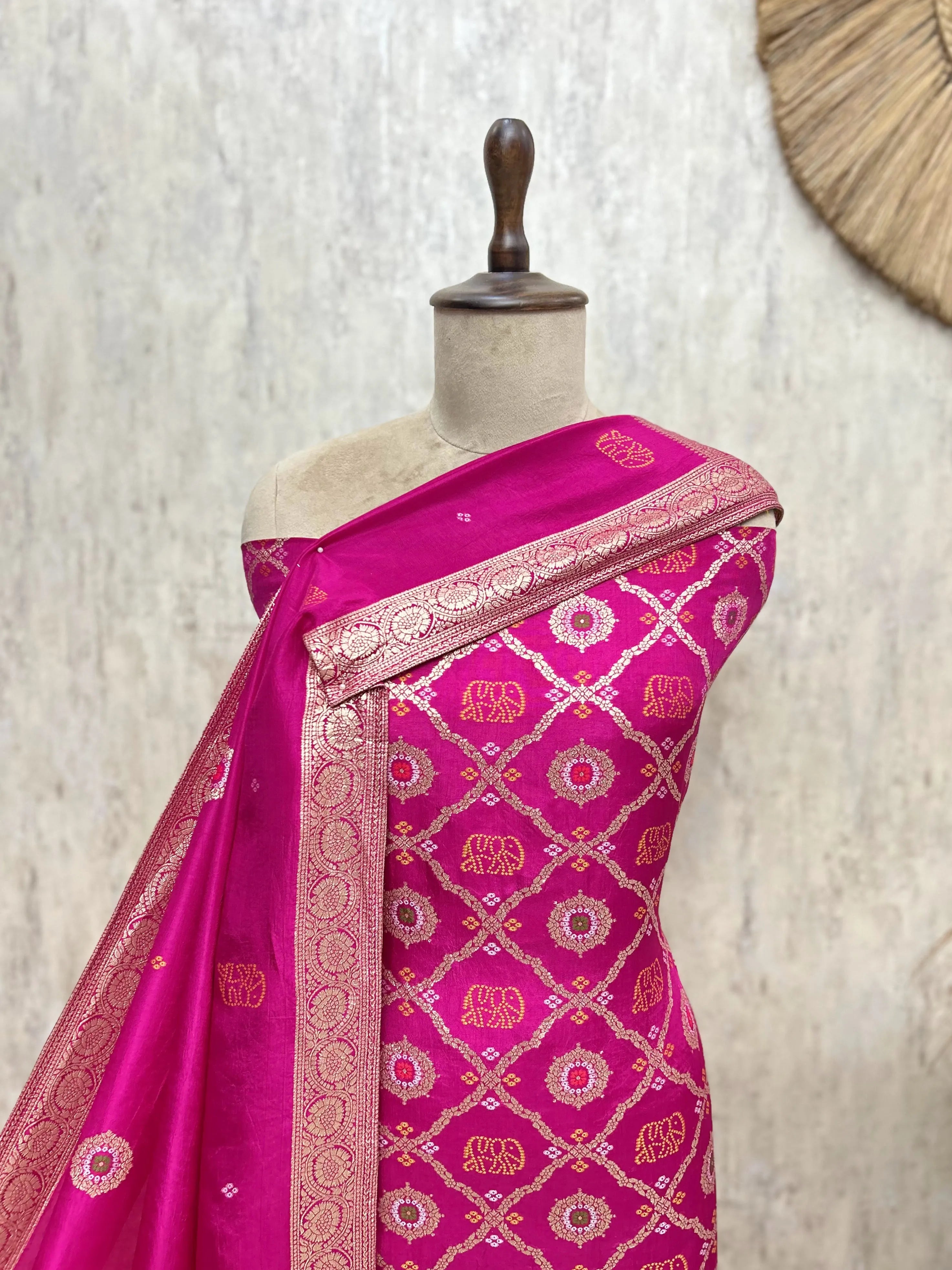 Timeless elegance Banarasi Silk Unstitched Suits