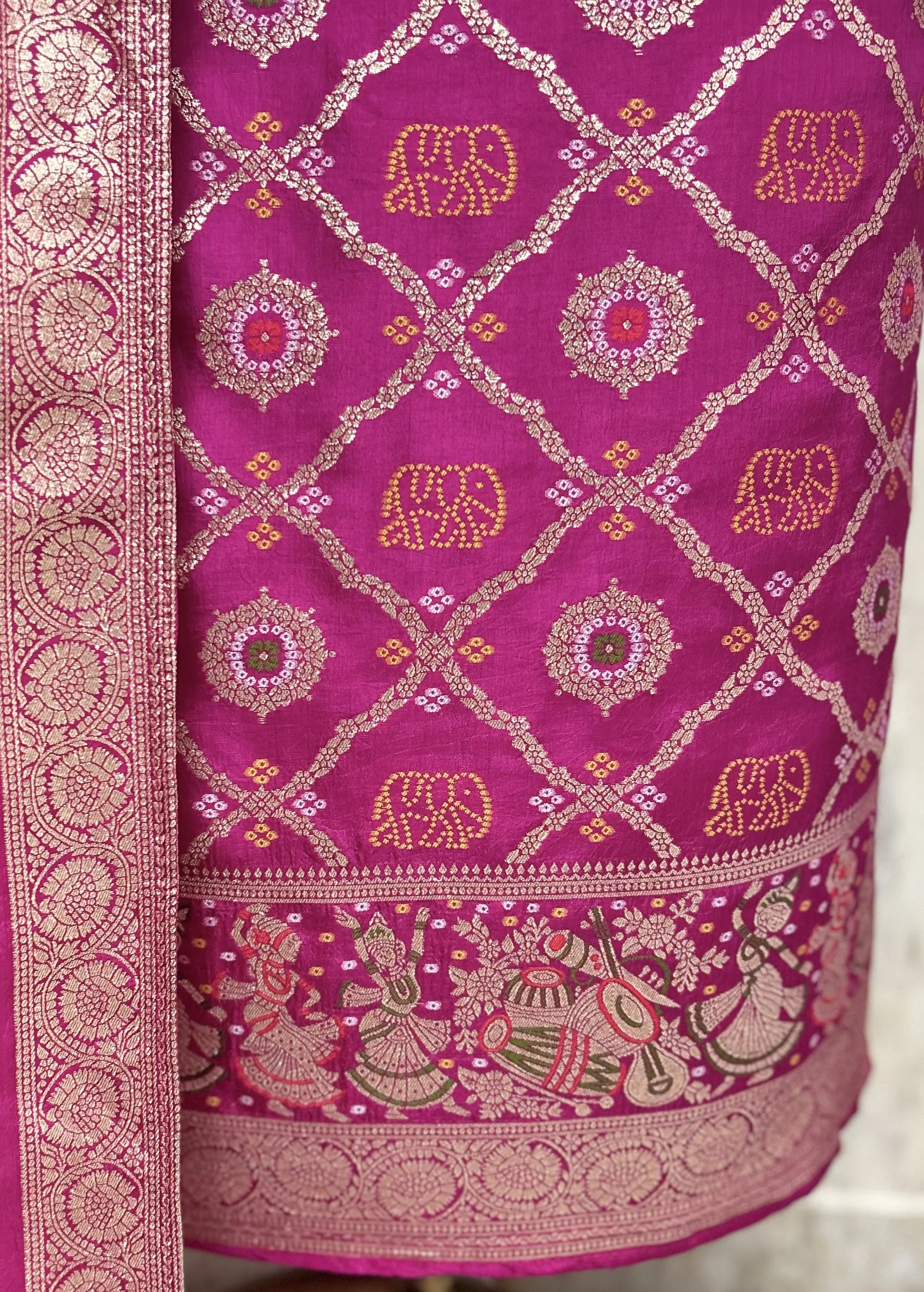 Timeless elegance Banarasi Silk Unstitched Suits