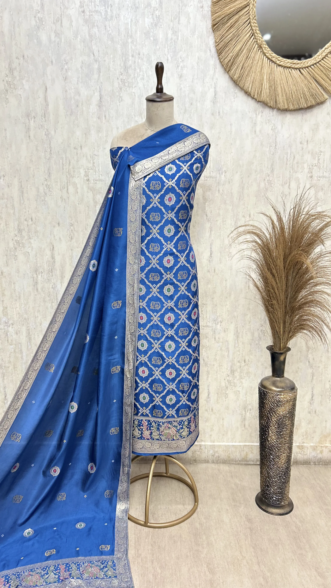Timeless elegance Banarasi Silk Unstitched Suits