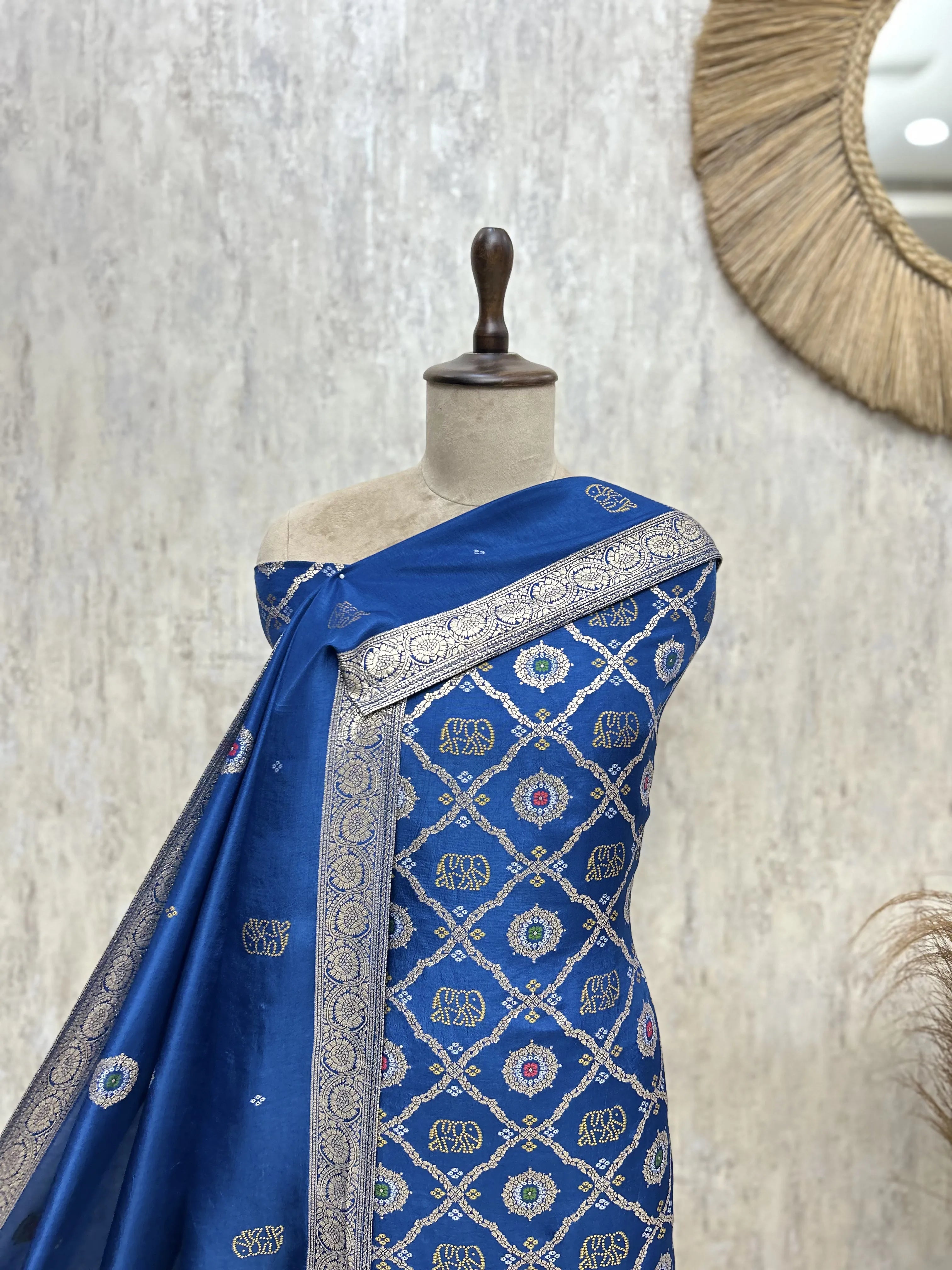 Timeless elegance Banarasi Silk Unstitched Suits