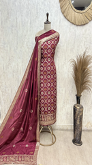 Timeless elegance Banarasi Silk Unstitched Suits