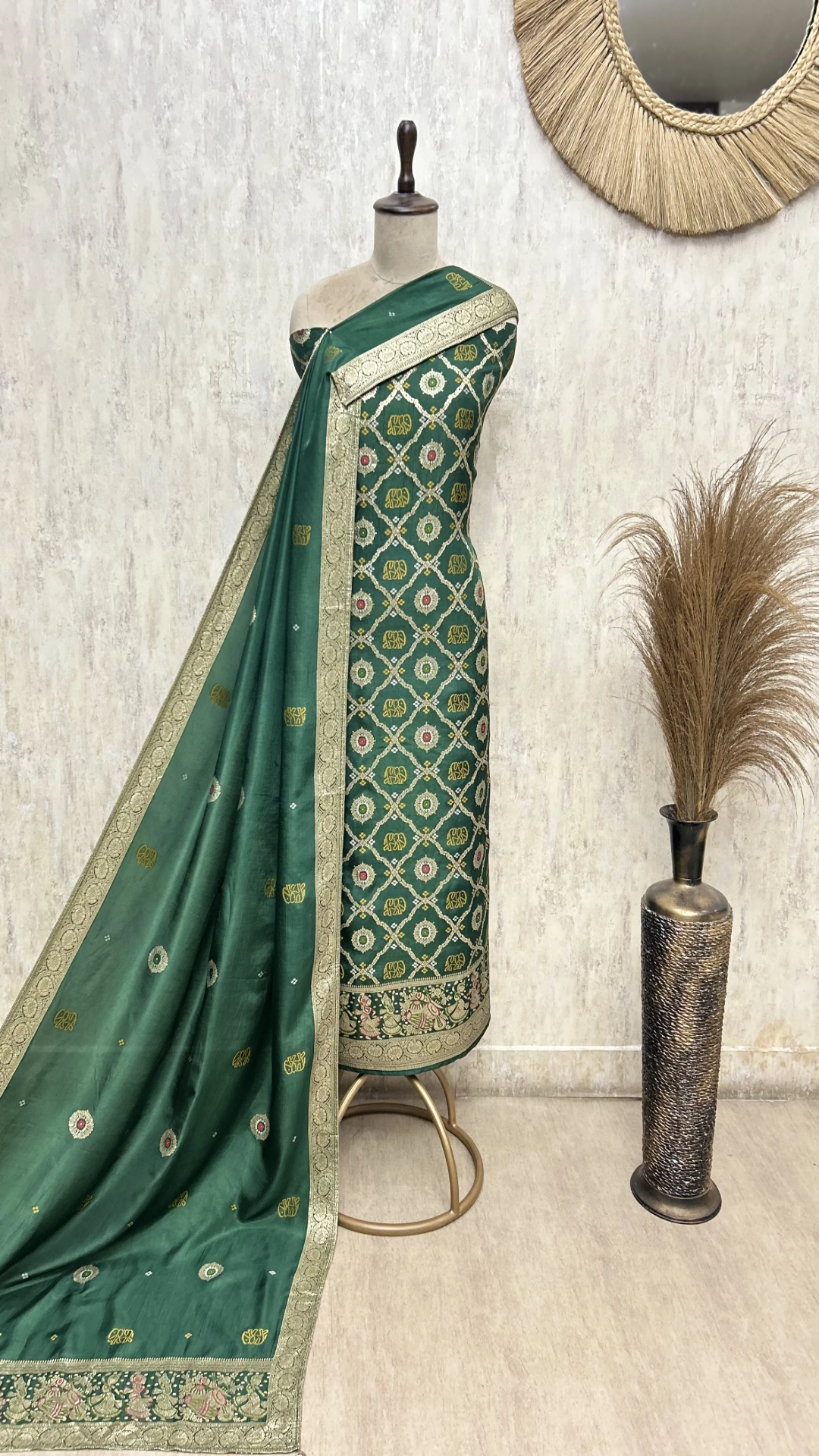 Timeless elegance Banarasi Silk Unstitched Suits