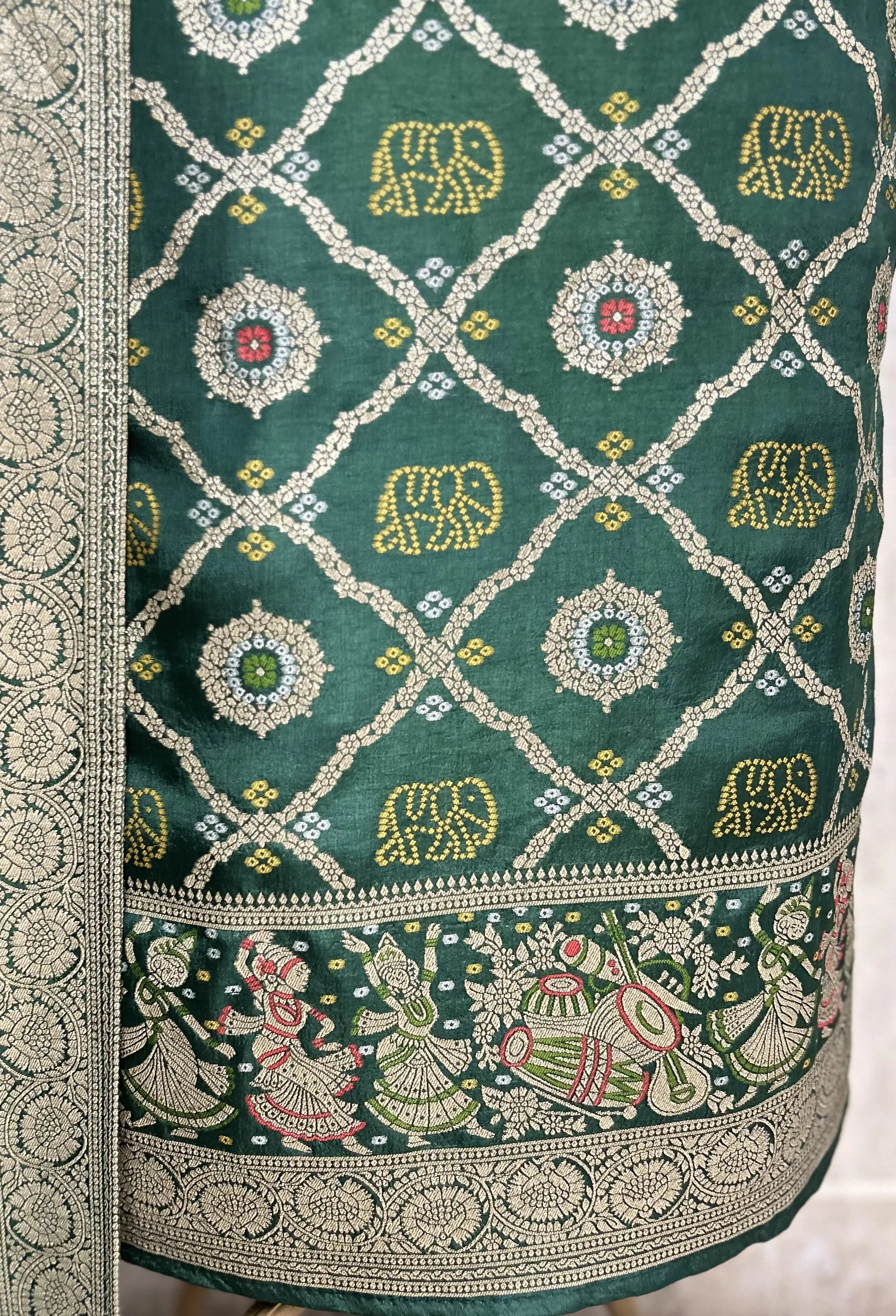 Timeless elegance Banarasi Silk Unstitched Suits