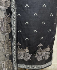 Monochrome Muse Linen Unstitched Suits