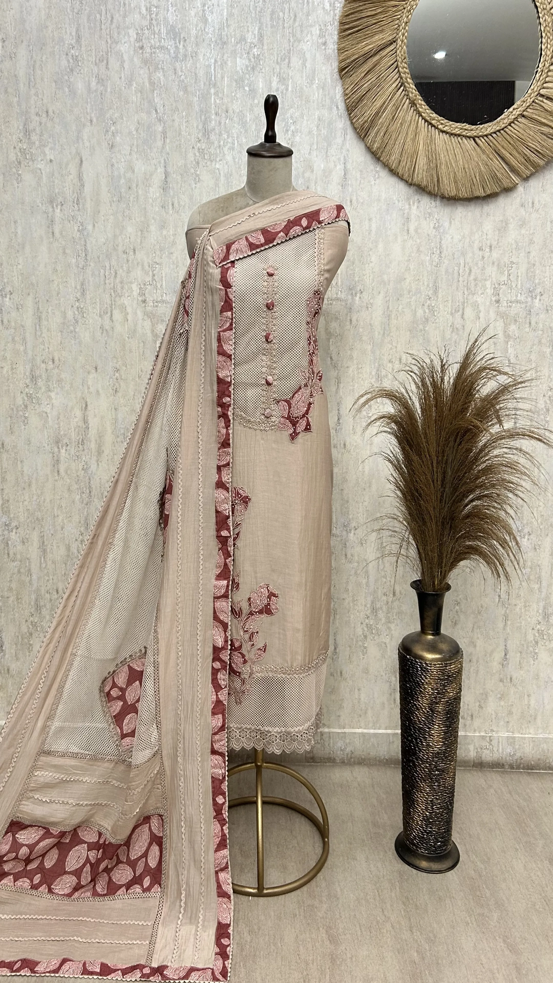 Aqua Embroidered Elegance Mul cotton Unstitched suit