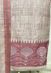 Smooth Texture Tussar Silk Unstitched Suits