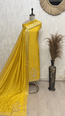 Sophistication Of Dola Silk  Unstitched Suits