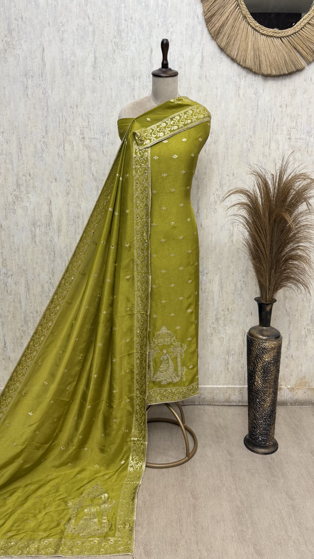 Sophistication Of Dola Silk  Unstitched Suits