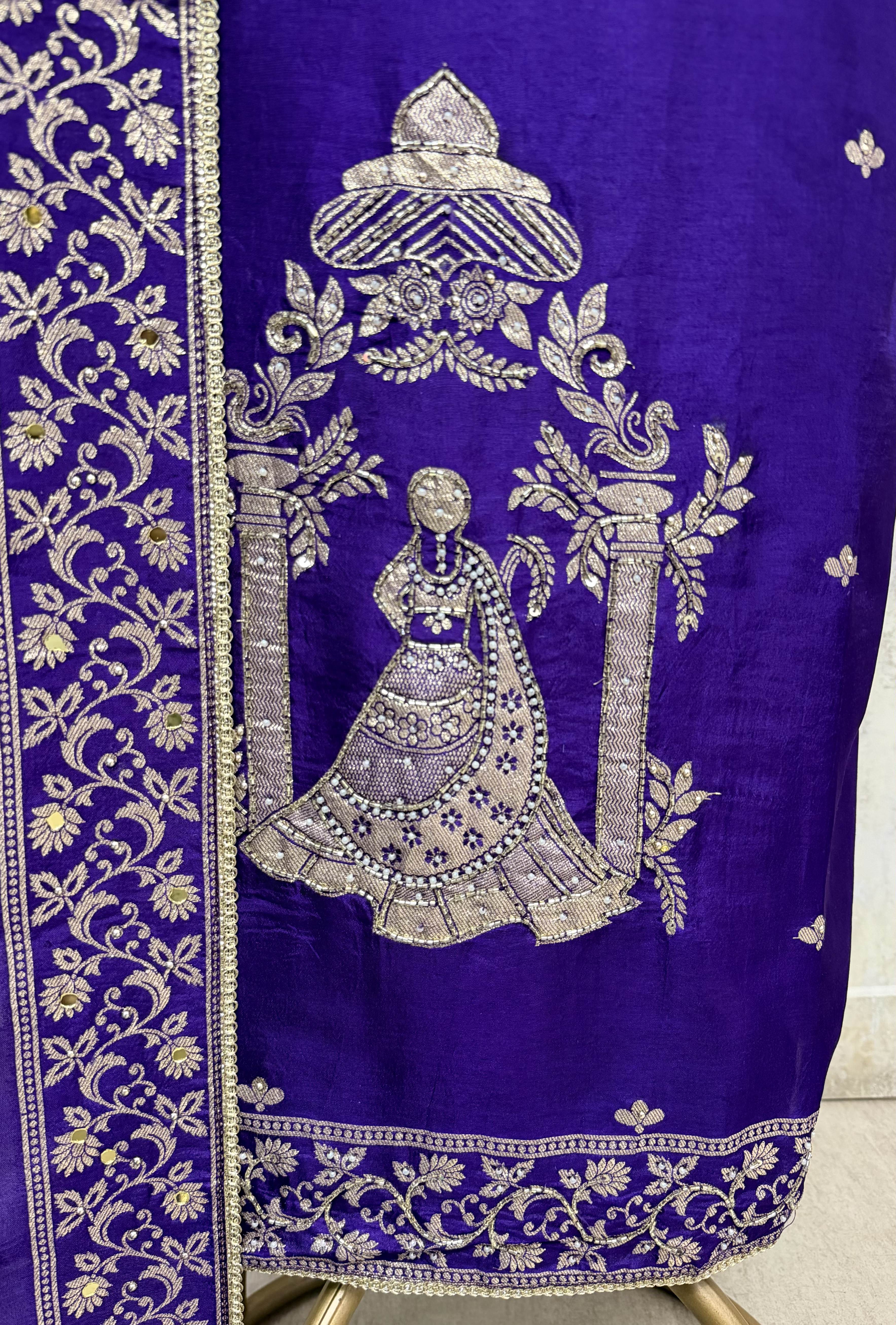Sophistication Of Dola Silk  Unstitched Suits