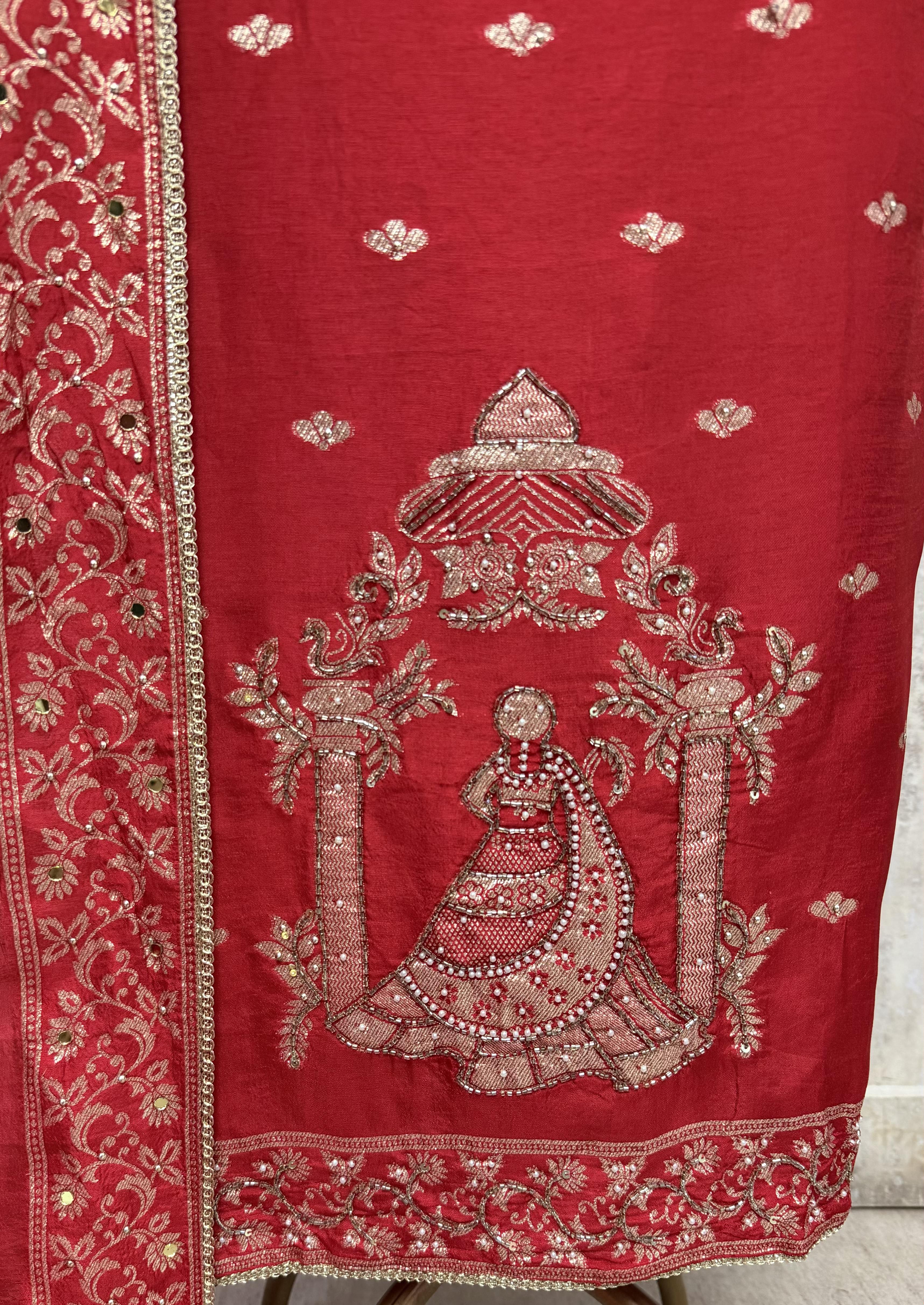 Sophistication Of Dola Silk  Unstitched Suits