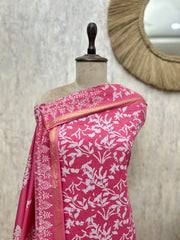 Mint Printed Cotton Unstitched suit