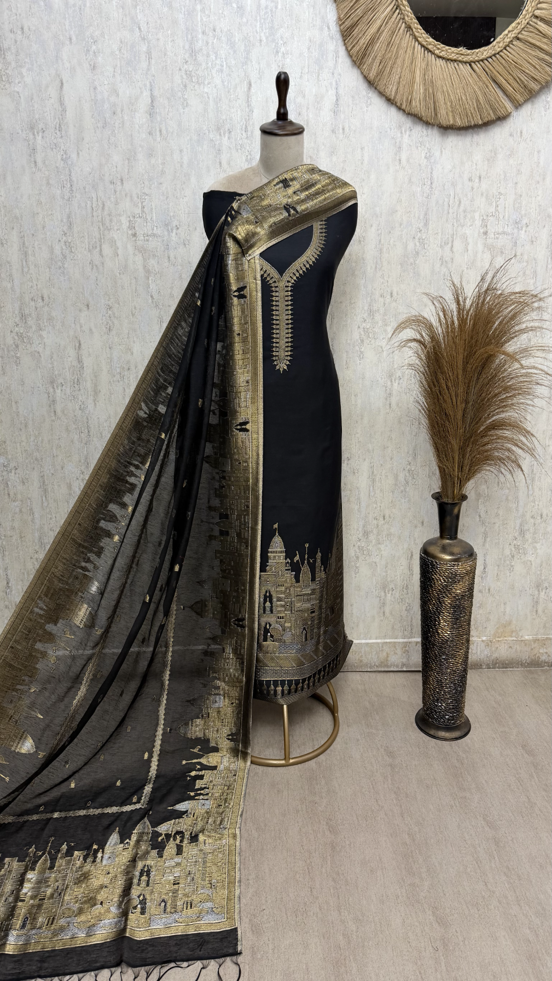 Premium Fine Cotton silk Unstitched Suits