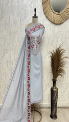 Midnight Floral Embroidered Unstitched suit