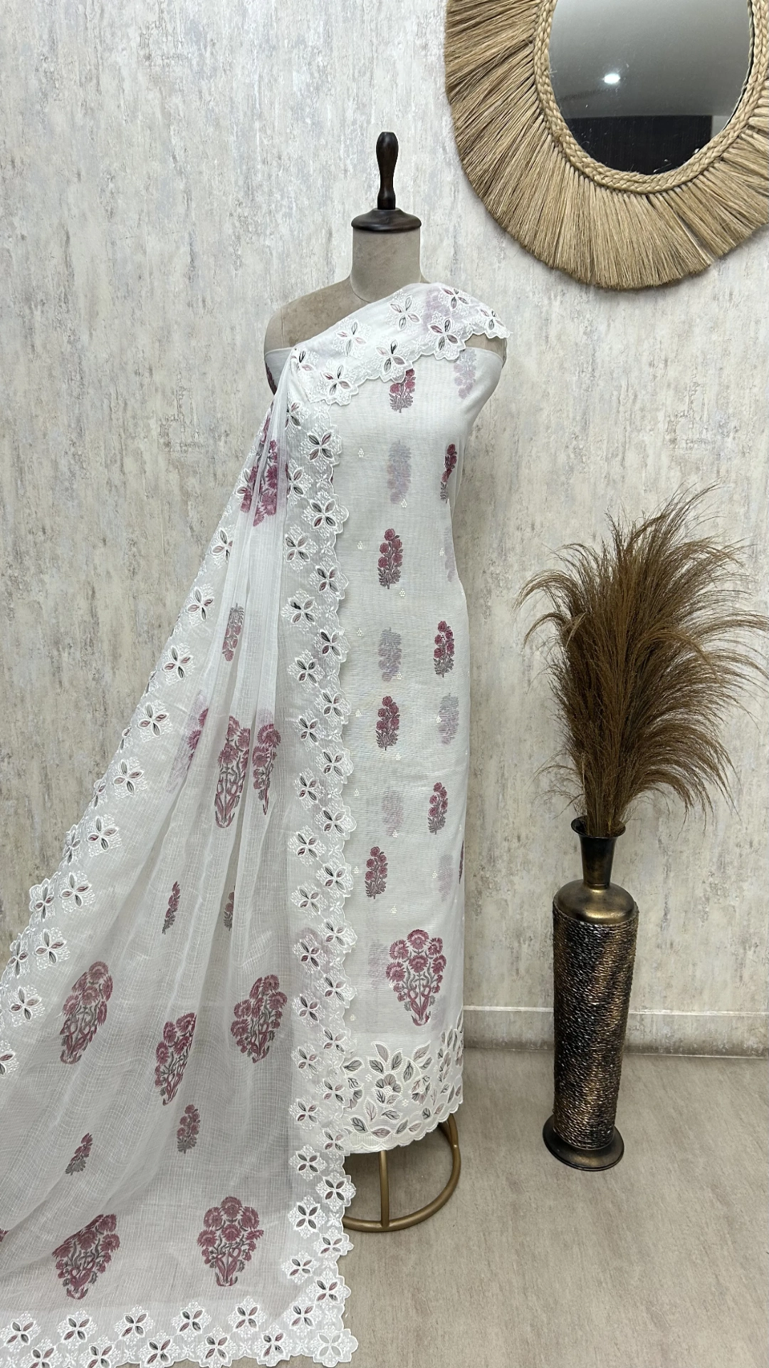 Moonlight Garden Kota Unstitched suit