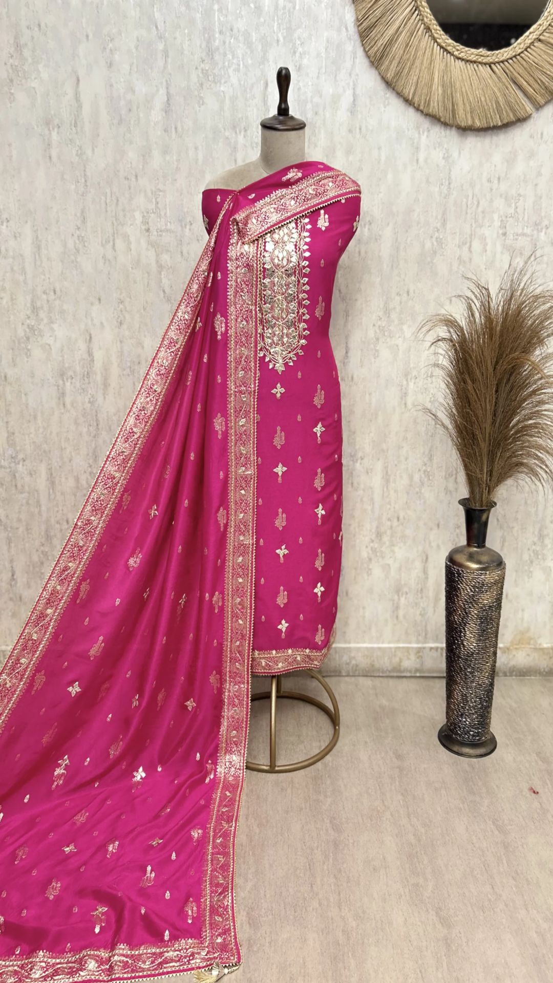 Timeless Elegance Of Dola Silk  Unstitched Suits