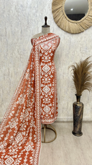 Ethereal Muslin Elegance Unstitched suit