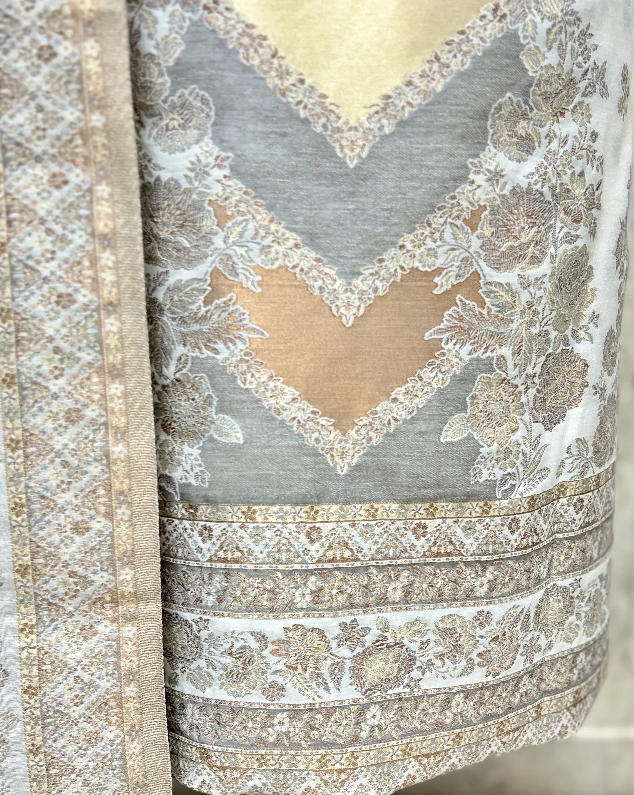Primium Midnight Cotton silk Unstitched suit