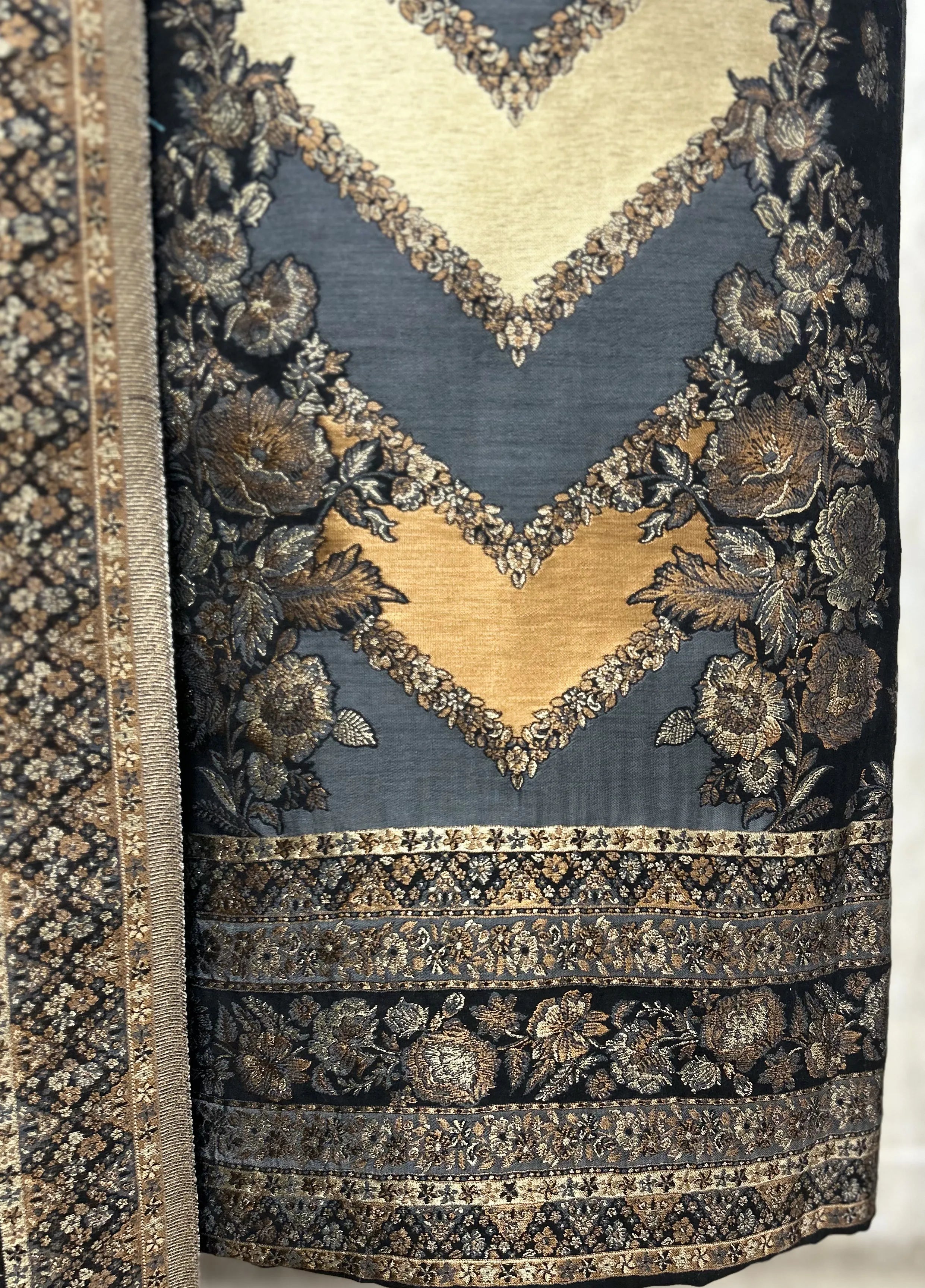 Primium Midnight Cotton silk Unstitched suit