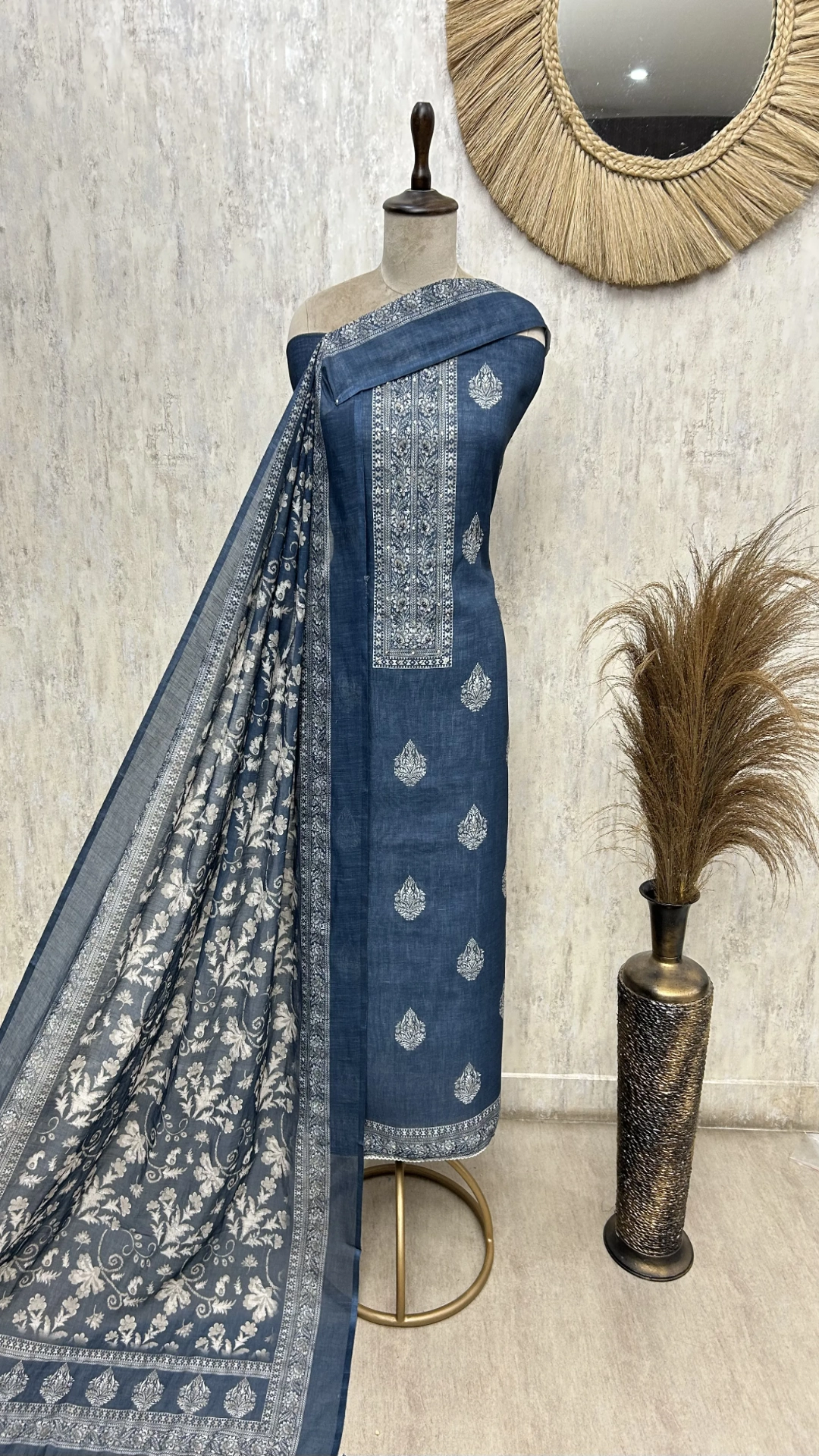 Summer Fabric Linen Unstitched suit
