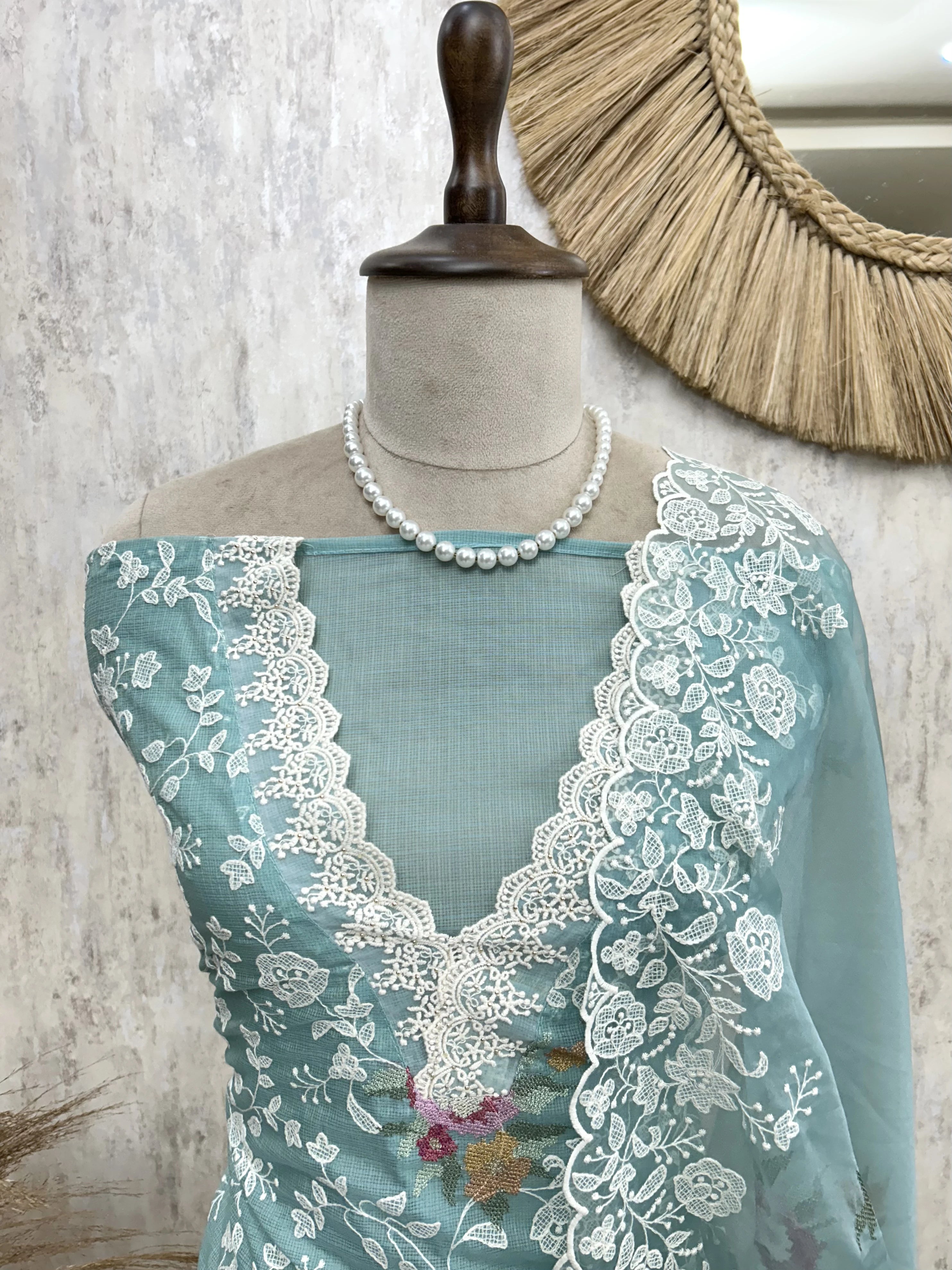 Cross Stitch Kota Unstitched Suit Set