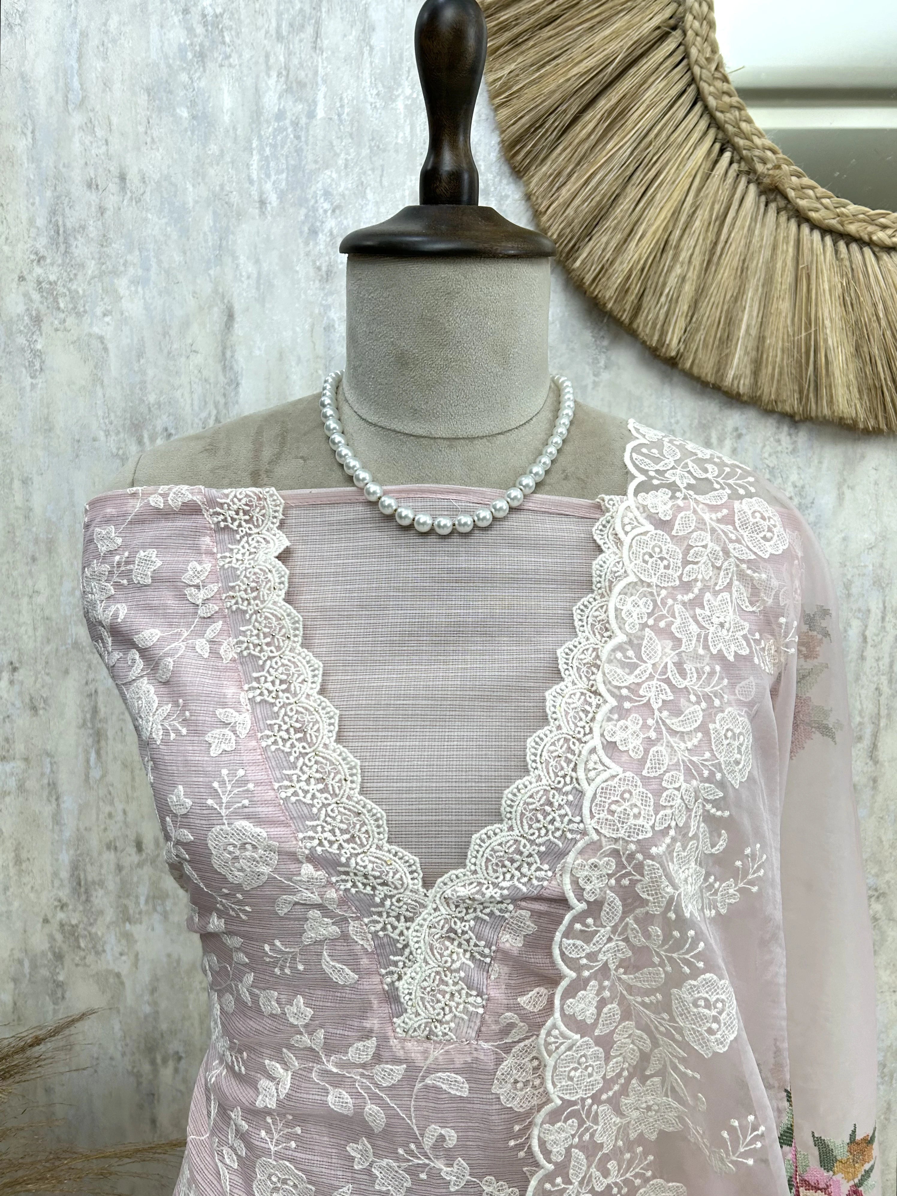 Cross Stitch Kota Unstitched Suit Set