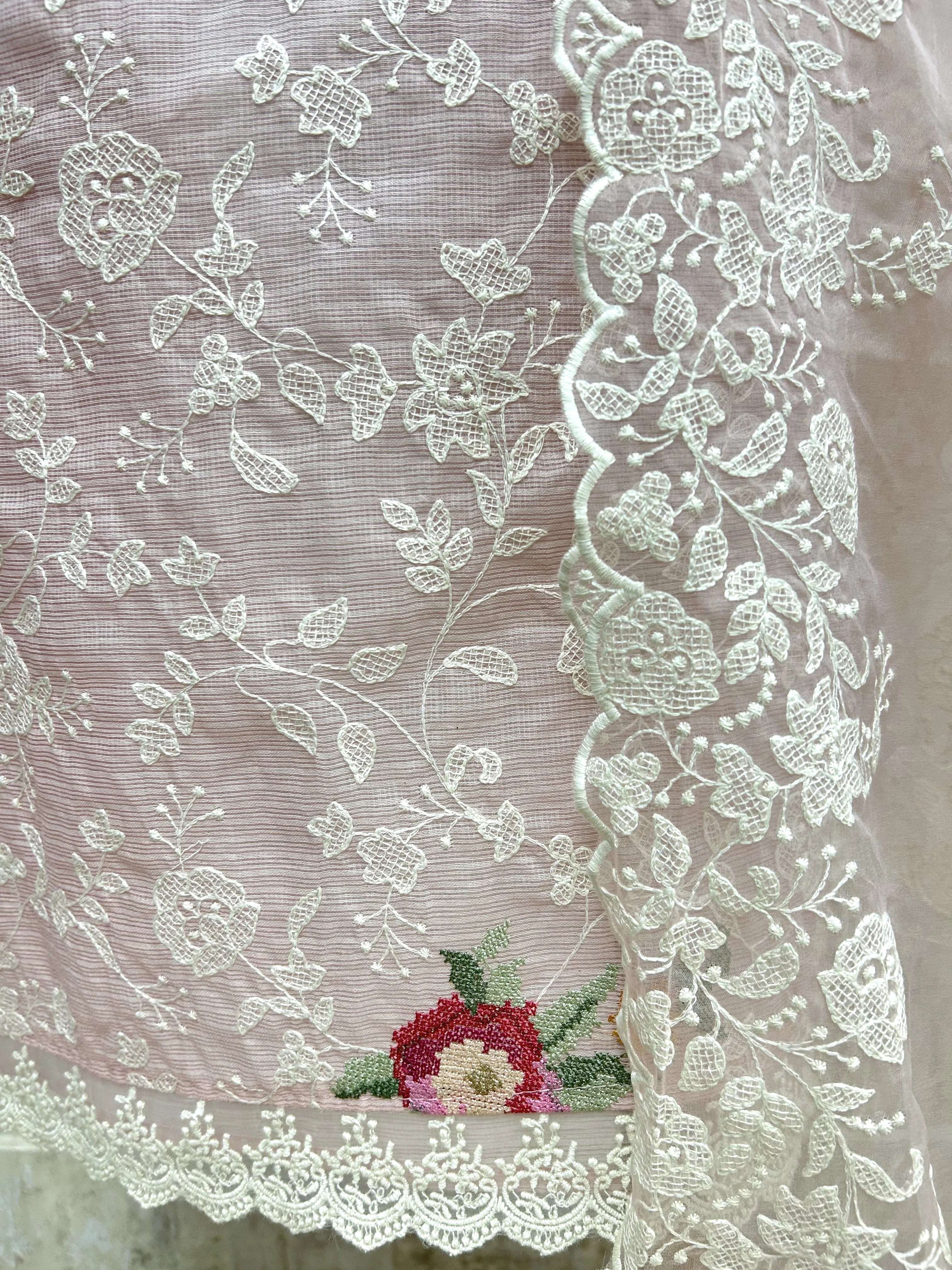 Cross Stitch Kota Unstitched Suit Set