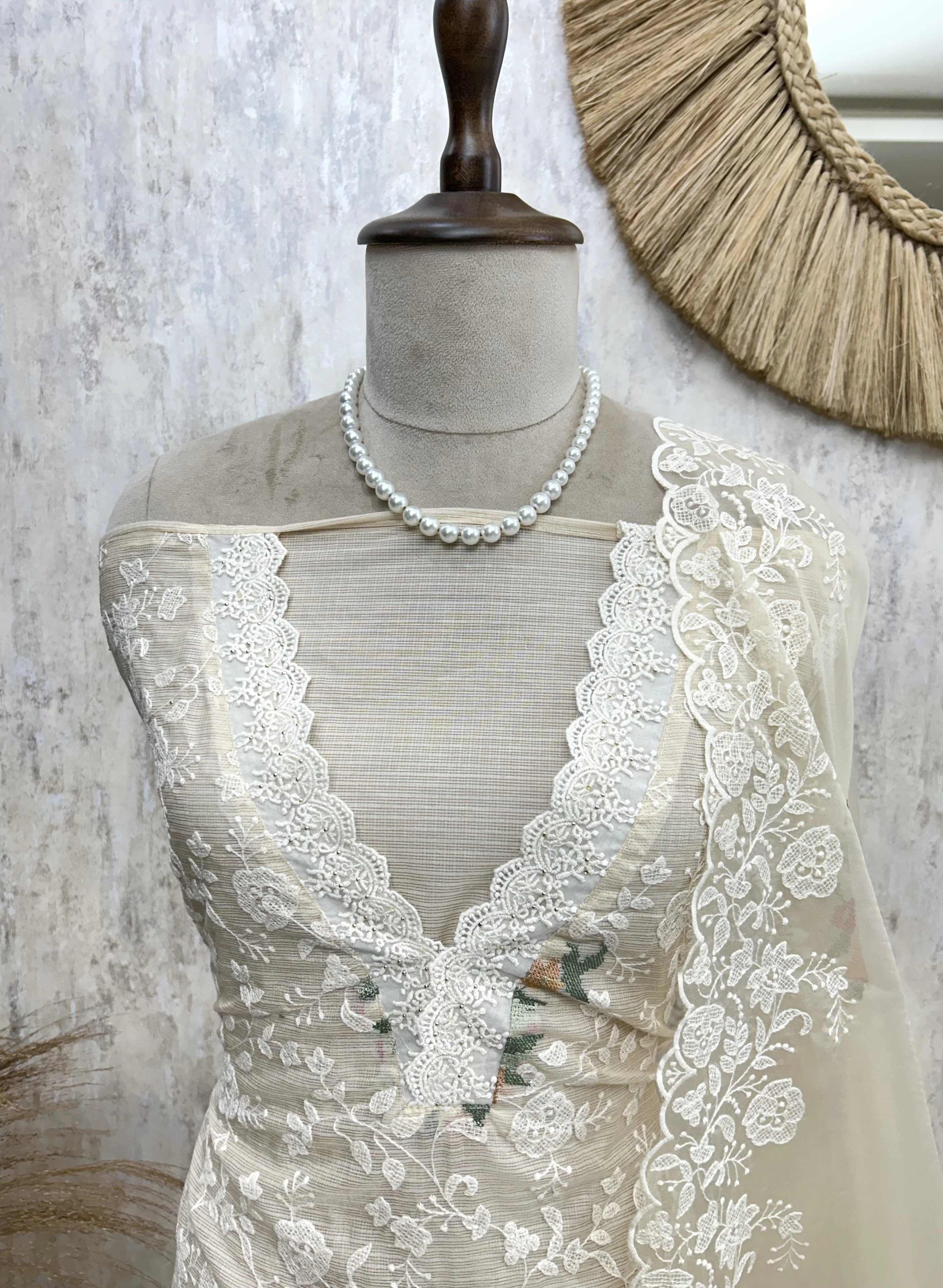 Cross Stitch Kota Unstitched Suit Set