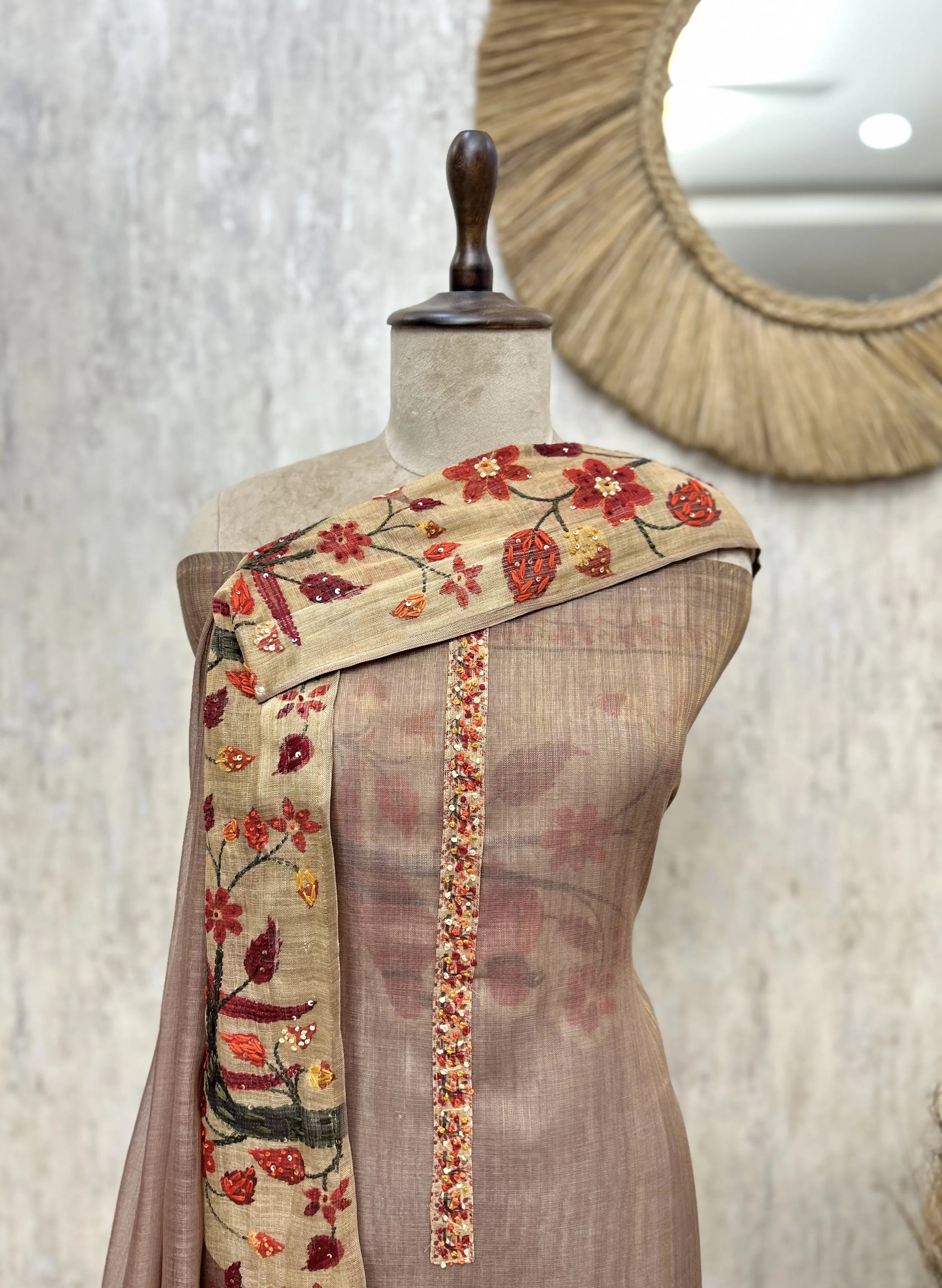 Whispering Wings Linen Tissue Suit