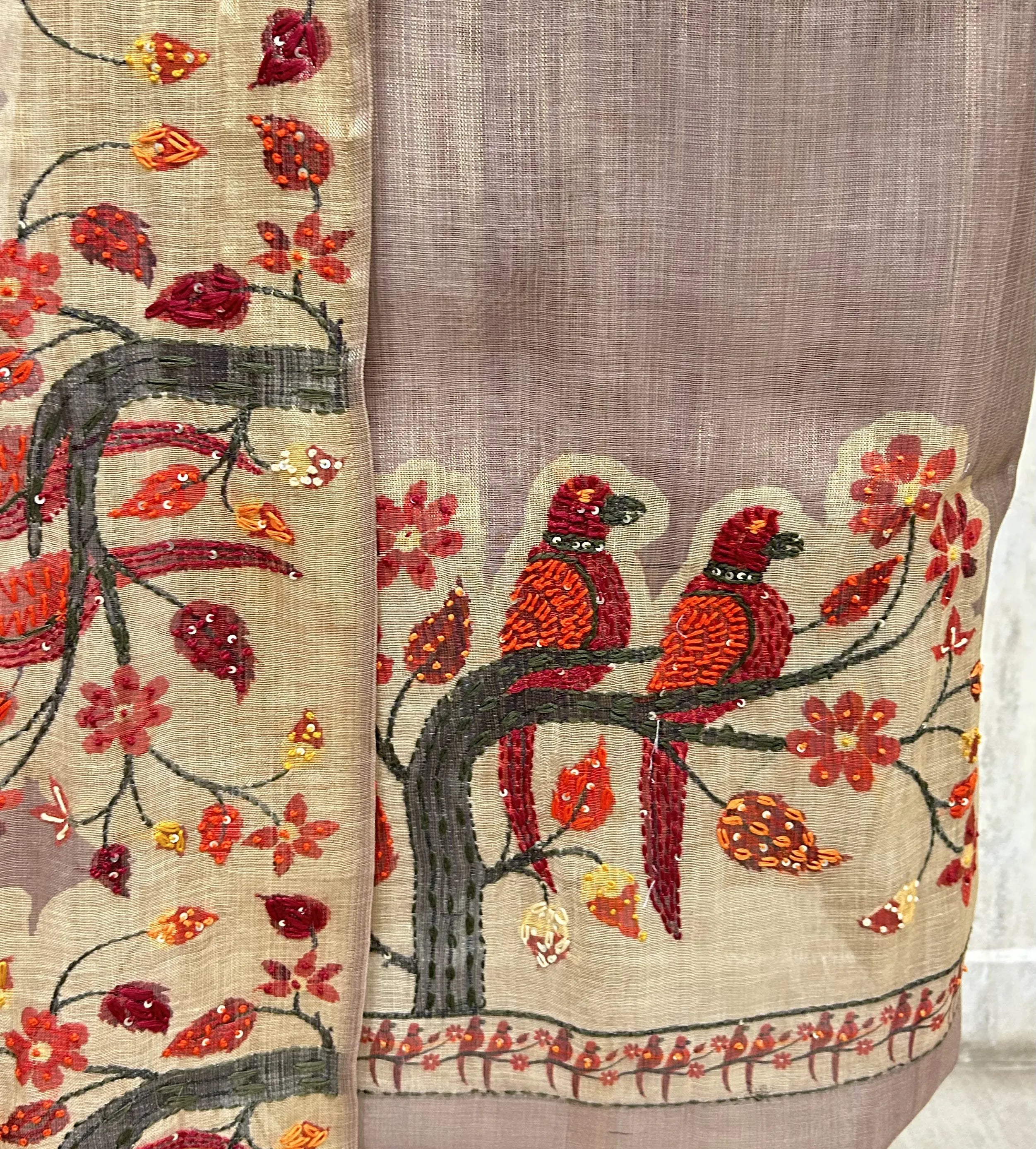 Whispering Wings Linen Tissue Suit