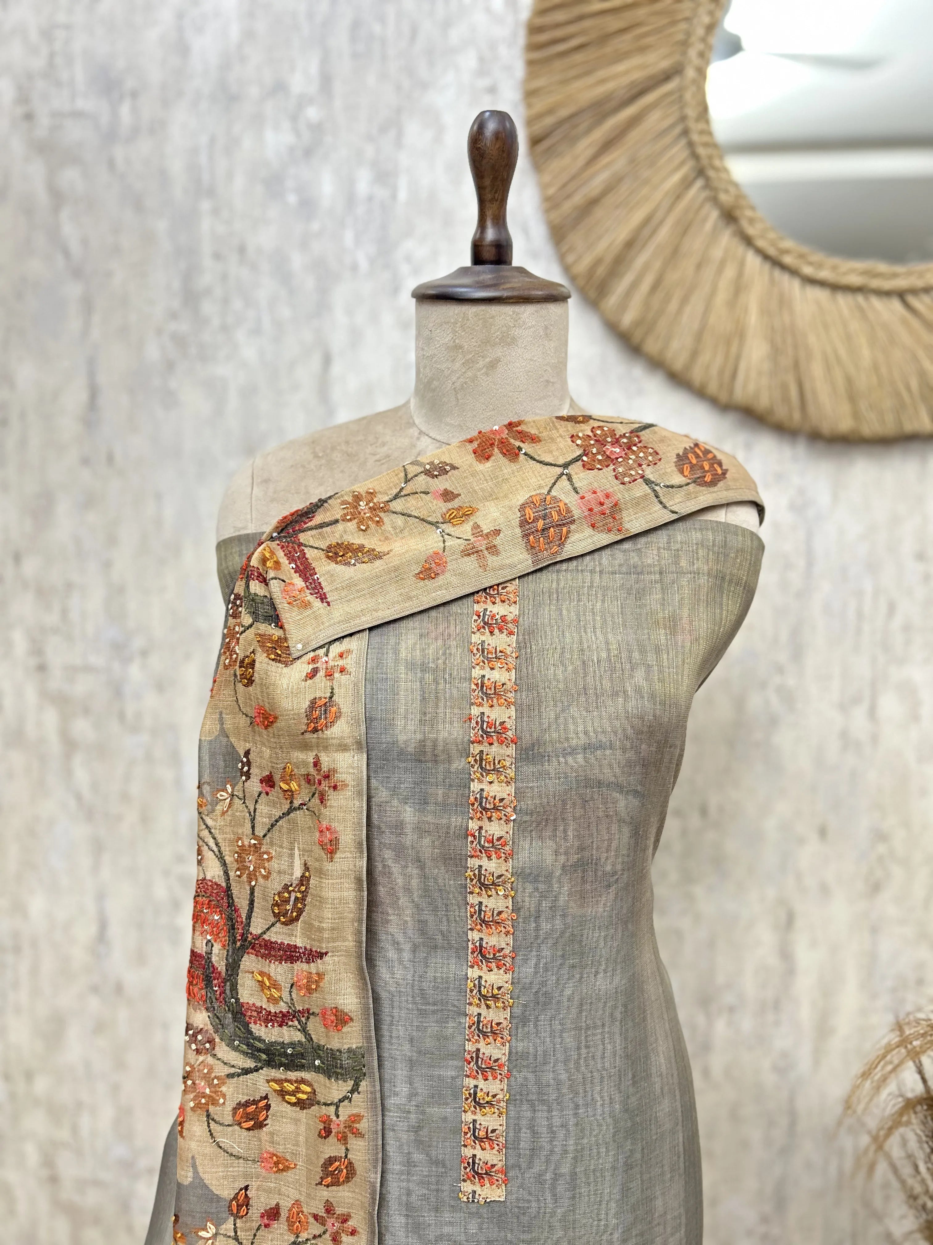 Whispering Wings Linen Tissue Suit